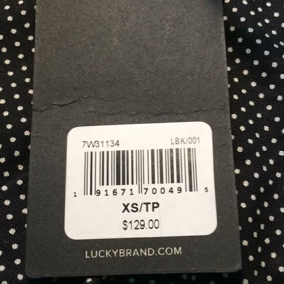 NWT Lucky Brand Varsity Bomber Jacket Pockets XS - Picture 12 of 13